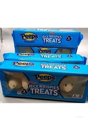 Rice Krispies Treats Marshmallow Chicks - Blue Packaging Large Lot Different Fla